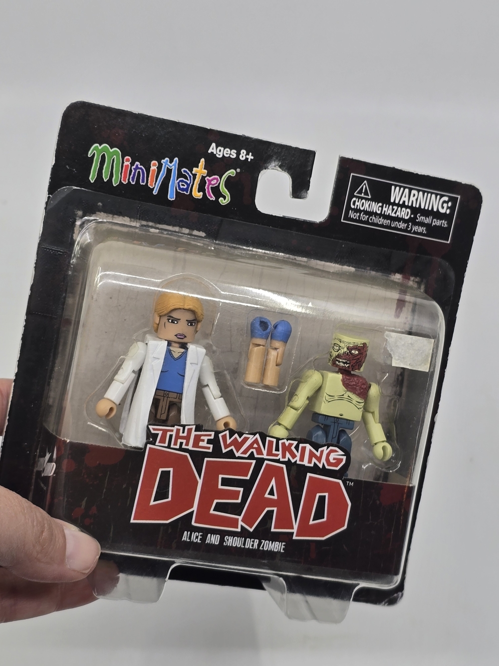 The Walking Dead Minimates Alice & Shoulder Zombie Action Figure Set